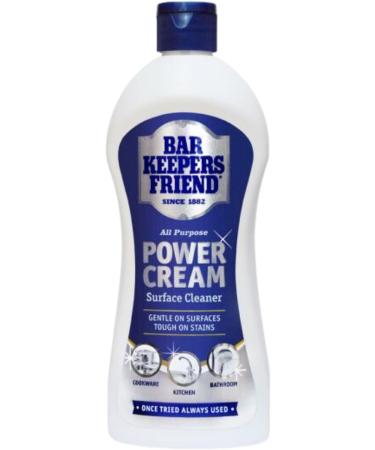 Multi Surface Stain Remover Cleaning Bundle with 1x Bar Keepers Friend Power Spray 500ml 1x BarKeepers Friend Power Cream 350ml & 3 x Super Absorbent Microfibre Cloths - Buy Online on GoSupps.com