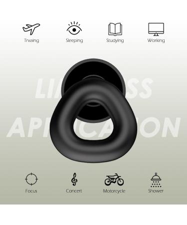 Best Ear Plugs for Sleeping | Noise Cancelling Reusable Soft Silicone Earplugs (33 dB) | XS/S/M/L Sizes & Case for Snoring Concerts Focus Travel - Buy Online on GoSupps.com
