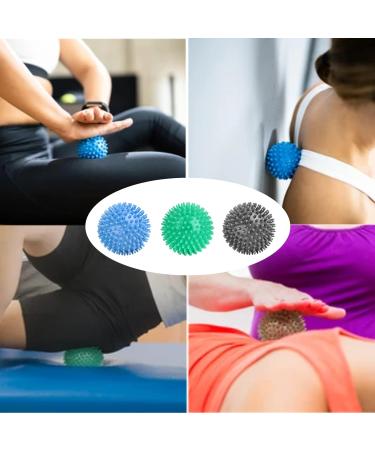Igelball Massage Ball Set - Hard Nubby Massage Balls for Foot Hand & Back Pain Relief | Plantar Fasciitis Myofascial Relaxation | Green - 2 Pack - Buy Online on GoSupps.com
