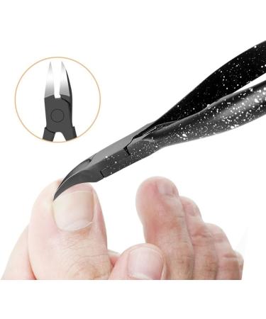 Nail Clipper Black Toenail Ingrown Nail Art Cuticle Nipper Clipper Edge Cutter Manicure Scissor Plier Tool Pedicure Dead Skin Remover - Buy Online on GoSupps.com
