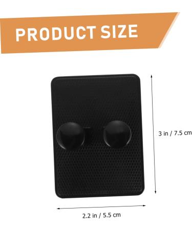 Cabilock 24-Piece Wall-Mounted Razor Holder - Waterproof Hooks & ABS Glue - Black & White Bath Organization - Buy Online on GoSupps.com