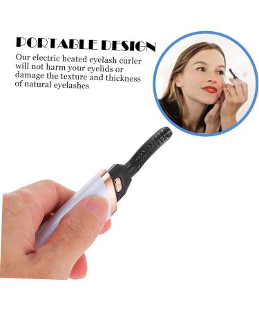 Eyelash Curler Mini Curler Lash Tool Heat Hair Rollers Natural Mascara Makeup Tool Electric Tool Heated Hair Curlers Professional Styling Tools White Hair Care Product Charge Abs - Buy Online on GoSupps.com