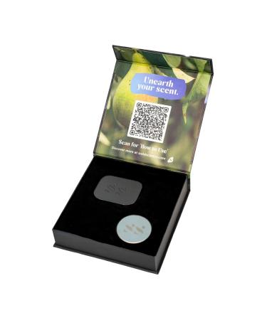 Solid Cologne For Men | Luxurious Fragrance of Mandarin Cedarwood & Amber | 100% Natural Ingredients | Sustainable | Travel Size | Luxury Gift Box - Buy Online on GoSupps.com