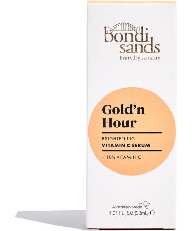Bondi Sands Gold'n Hour Vitamin C Serum 30mL | 10% Vitamin C | Suitable for sensitive skin | Vegan + Cruelty Free| 30ml/1.01 Fl Oz - Buy Online on GoSupps.com