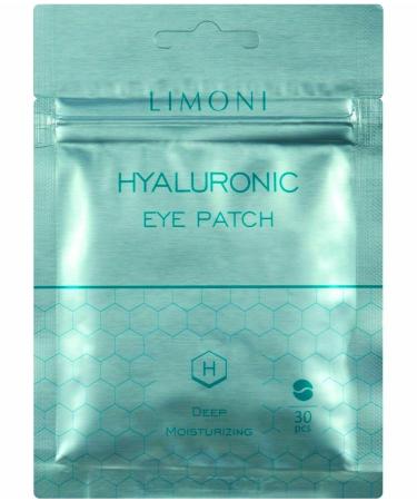 Limoni Premium Skincare - Hyaluronic Eye Patches - Deep Moisturizing -30 pcs