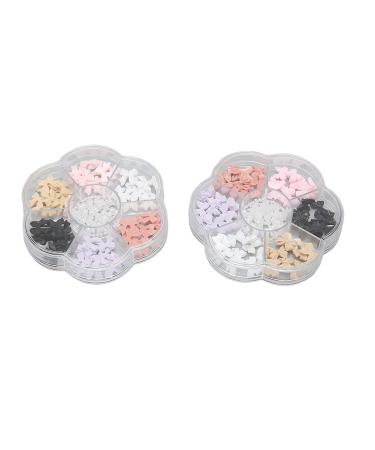 Nail Art Rhinestones Flatback Rhinestones Nail Decoration Different Shapes Flatback Safe Multi Functional Portable Nail Art Slices Transparent White Rhinestone For Nail Art and Decoration