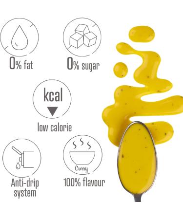 Weider Gourmet 0% Fat Curry Sauce (265 ml) - New Recipe, Low Calorie, 100% Flavour - Buy Online on GoSupps.com