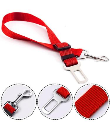 Cuhza Adjustable Dog Seat Belt for Cars - Secure & Comfortable Car Restraint for Small & Large Dogs - Buy Online on GoSupps.com
