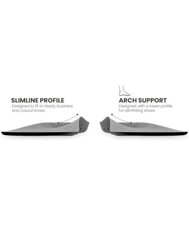 Lightfeet Slimfit Support Insoles | Optimal Comfort & Fit for Slim-Fit Shoes | Designed by Aussie Podiatrists | Enhanced Muscle Efficiency | Reduce Joint Stress & Impact | Sizes M 8-9 / W 9-10 - Buy Online on GoSupps.com