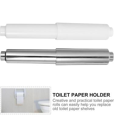 VILLCASE 3pcs Toilet Paper Holder Roller White Replacement Plastic Spring Loaded - Buy Online on GoSupps.com