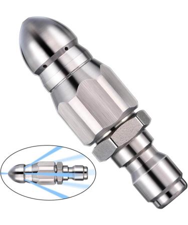 1/4inch Pressure Pipe Cleaning Tool Stainless Steel Sewer Dredger Heavy Duty Drain Flushing Efficiently Remove Blockages Sewer Cleaning Tool - Buy Online on GoSupps.com