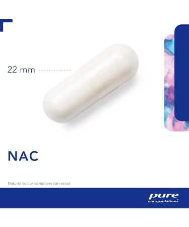 Pure Encapsulations NAC 600mg - Professional Strength N-Acetyl-L-Cysteine - 90 Capsules - Buy Online on GoSupps.com