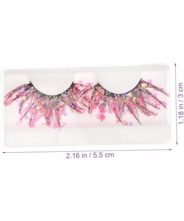 minkissy 5 Pairs Colored False Eyelashes Colored Lashes Colorful Lashes Cosplay Lashes Eyelashes with Color on The End Colorful Eyelashes Fake Eyelashes Chemical Fiber 3d Make up Clothing - Buy Online on GoSupps.com