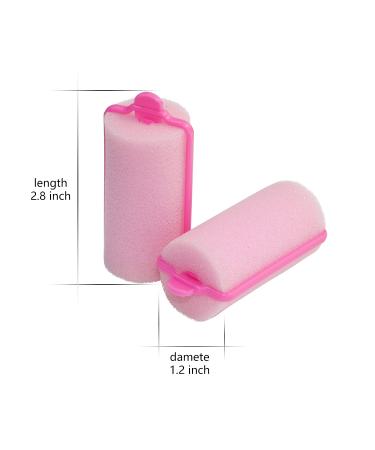 36-Piece Foam Sponge Hair Rollers - Soft Flexible Hair Curlers for Styling (1.2 inch Pink) - Buy Online on GoSupps.com