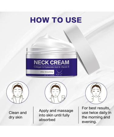 RENTANAC Tighten & Lift Firming Neck Cream Collagen & Hyaluronic Acid Neck Tightening Cream Neck and Chest Firming Cream Anti Wrinkle Moisturizing Neck Cream for Women - Buy Online on GoSupps.com