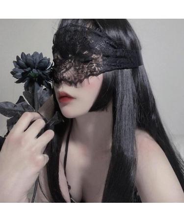 Lace Face Mask Blackout Mesh Eye Mask for Women - Halloween Costume Party - Buy Online on GoSupps.com