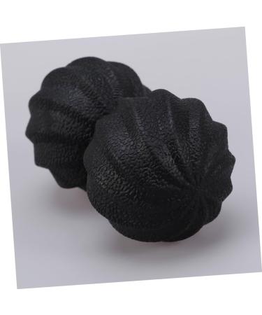CLISPEED Peanut Massage Ball - Deep Tissue Shoulder Roller & Yoga Roller - Medium Black for Optimal Relief - Buy Online on GoSupps.com