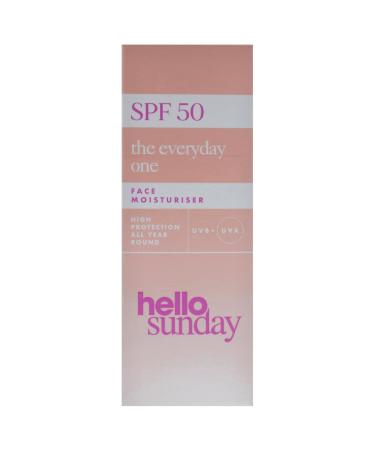 Hello Sunday Everyday One Face Moisturiser SPF 50 - Unisex 1.7 oz | Hydrating & Sun Protection | Buy Now - Buy Online on GoSupps.com