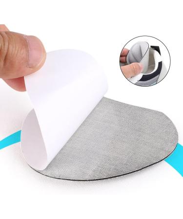 3 Pairs of Heel Cushions - Anti-Slip Pads for Men's & Women's Sports Shoes - Skin Color Black & Gray - Buy Online on GoSupps.com