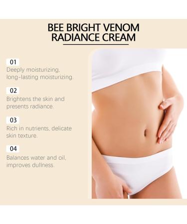 LinBomZony Bee venom cream antiaging and skin firming moisturizer for reducing wrinkles for face and body tightens sagging skin reduces fine lines nourishing 1 piece - Buy Online on GoSupps.com