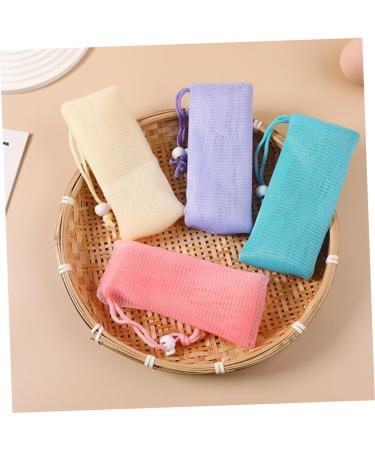 Didiseaon 4 Pi ces Pochette Filet Savon Exfoliant Sac Savon Moussant pour Douche de Voyage Fait Maison avec Cordon de Serrage pour Nettoyage Corps et Visage - Buy Online on GoSupps.com