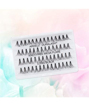 Ardell Mega Individual Knot-Free Long Black False Eyelashes 4 Pack - Buy Online on GoSupps.com