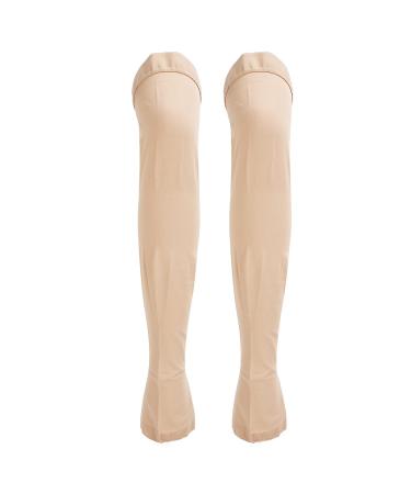 3XL Beige Open Toe Compression Stockings - 2332 mmHg for Varicose Veins & Toesless Support - Buy Online on GoSupps.com
