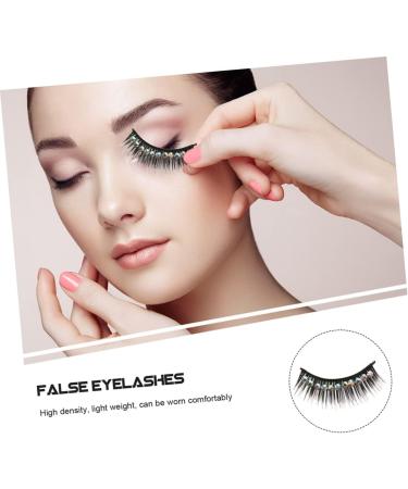10 Pairs Diamond False Eyelashes Halloween Shiny Makeup Fake Makeup Gems Eyelash Performance Eyelash Artificial Lashes Fake Eyelashes Chemical Fiber Hard Stem Natural Comics - Buy Online on GoSupps.com