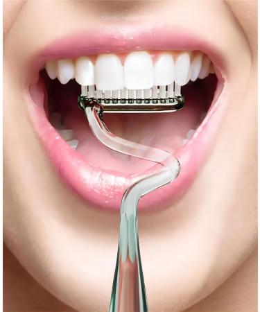 S-Shaped Toothbrush for Adults | Soft Tongue Coating & Interdental Brush | Extra Clean & Gentle Gum Massage | 1 Piece Pack - Shop Now! - Buy Online on GoSupps.com