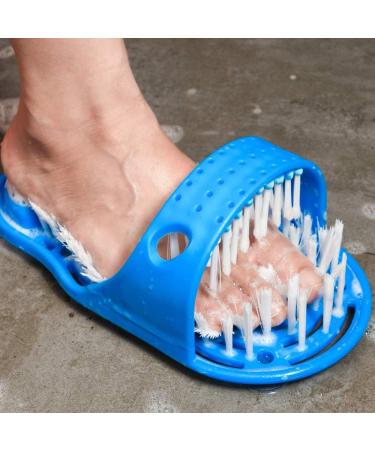 LUITON Foot Scrubber Massager Set - 2 Pack Shower Spa Exfoliating Feet Cleaner Brush for Slipper Massage, Ideal for Cleaning and Exfoliation - Buy Online on GoSupps.com