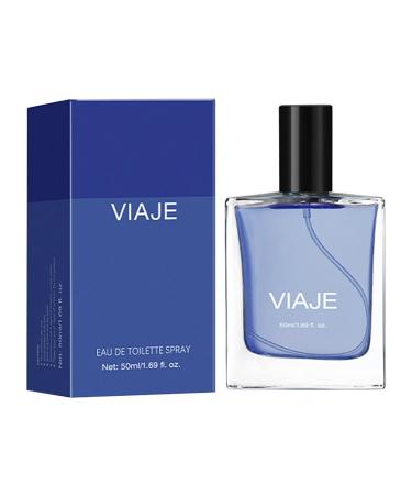 VEFSU Men's Perfume Lasting Fragrance Marine Fragrance Perfume(10ml/50ml) Fresh Spray Fresh Floral (B 11 * 6.3 * 3.8) 1 Fl Oz (Pack of 1) B