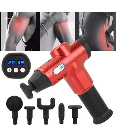 Electric Massage Gun - Quiet Adjustable Muscle Massager with Digital Display for Fatigue Relief | International Shipping - Buy Online on GoSupps.com