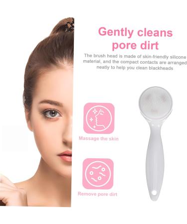 FRCOLOR 2pcs Silicone Cleansing Brush - Facial Scrubber & Skin Care Tool for Deep Cleansing Exfoliation & Massage - Buy Online on GoSupps.com