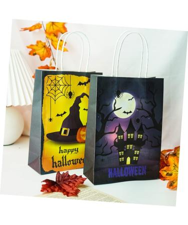 PRETYZOOM 12pcs Halloween Paper Bag Candy Bags Trick or Treat Bag Pouch Packing Paper Bag Decorate Delicate - Buy Online on GoSupps.com