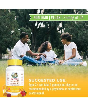 MaryRuth Organics Vitamin D Gummies - 2 Month Supply for Adults & Kids - Vegan, Non-GMO, Gluten Free - Bone Health Support Supplement - 60 Count - Buy Online on GoSupps.com
