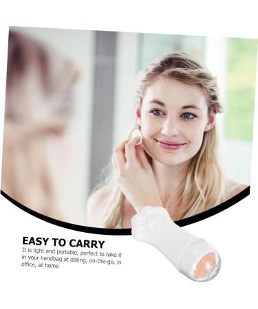 Healeved 1pc Volcanic Stone Oil-absorbing Ball Skin Rolling Volcano Oil- Absorbing Roller White Volcanic Rock 7.5x3cm White - Buy Online on GoSupps.com