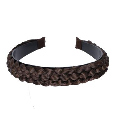 CAISHA Braided Hairband | Brown Mix Hairpiece Accessory | Stylish HR6 Headpiece for All Occasions - Buy Online on GoSupps.com