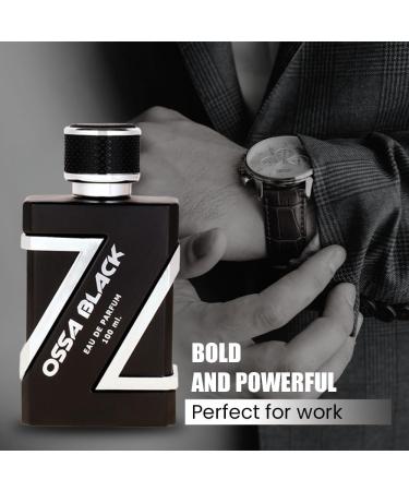 DJ Black Eau De Parfum Perfume for Men with Ambery and Citrusy Notes | Premium Long Lasting Perfume 100ml | Enriched with Lemon Bergamot Lavender Amber - Rakhshabandhan Gifts - Buy Online on GoSupps.com