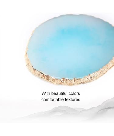 Manicure Color Drawing Palette Portable Manicure Palette Easy Clean Resin for Nail Salon for Photo Props for Nail Art Display(blue) - Buy Online on GoSupps.com