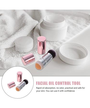 Oil-Absorbing Volcanic Face Roller for Oily Skin Care | Reusable Skincare Tool with Makeup Brush - Buy Online on GoSupps.com