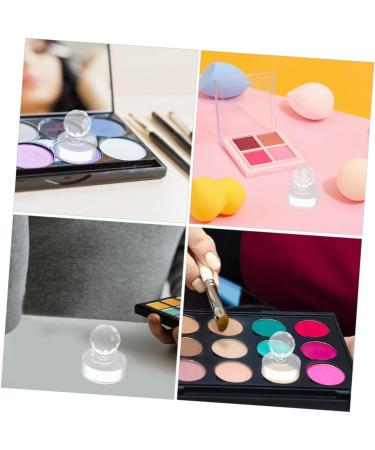 FOMIYES 2pcs Pressing Seal Mold Eyeshadow Stamp Powder Cosmetic Stamper Acrylic Eyeshadow Stamper 3.00X2.40X2.40CM Transparent - Buy Online on GoSupps.com