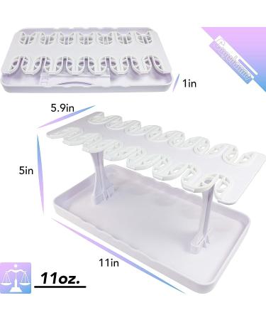 CUGEBANNA Plastic Artist Paint Brush Drying Rack - Holds 14 Brushes Upright | Paint Brush Holder - Buy Online on GoSupps.com