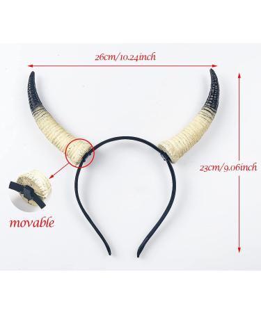 L'VOW Women Bat Wing Headband Hair Clip Cat Ear Fancy Halloween Costume Devil Horn - Buy Online on GoSupps.com