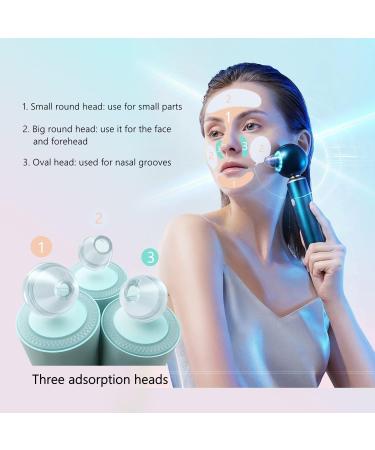 2022 Shakalaka Blackhead Remover Pore Vacuum - Blue Light Facial Care Cleaner with Cold Compress & Electric Extraction Tool (Emerald) - Buy Online on GoSupps.com