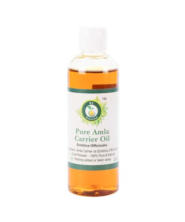 Amla Oil | Emblica Officinalis | 100% Pure Natural | Cold Pressed | For Hair Growth | Amla Hair Oil | Rare Herb Series | 100ml | 3.38oz By R V Essential Amber 100 ml (Pack of 1)