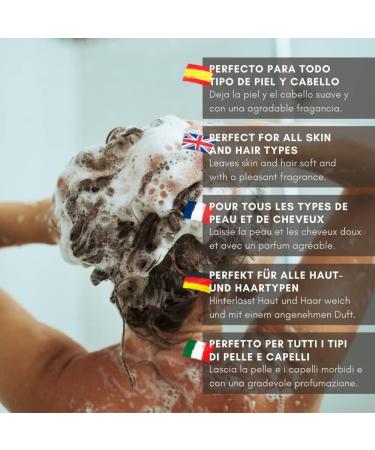 GPQ GESPROQUIMIA SL GPQ Hotel shower gel + shampoo + soap bread 100 pieces x 3 products with essential oils without parabens for hotel rural cottage home B&B Made in Spain - Buy Online on GoSupps.com