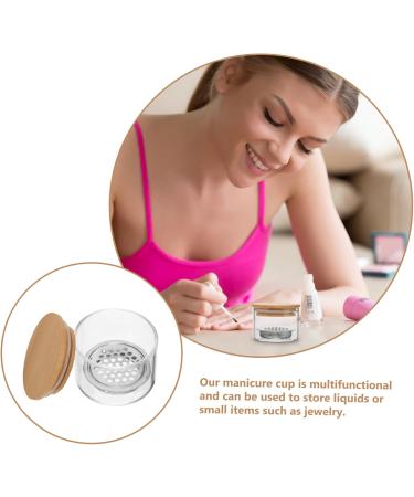 HAPINARY Nail Art Brush Cup Glass Nail Dish Nail Art Cup Nail Dappen Dish Nail Cup Nail Art Liquid Holder Nail Art Accessories Nail Dish Cup Nail Tools Manicure Nail Dish Nail Art Dish - Buy Online on GoSupps.com