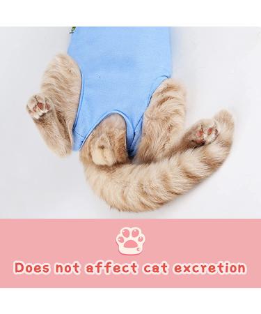 3Pcs Cat Recovery Suit | Abdominal Wound & Skin Disease Care Onesie | Anti-Licking, Large Size, Classic Pattern - Buy Online on GoSupps.com