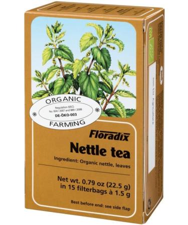 Floradix Organic Nettle Herbal Tea - 15 Bags, Pack of 1 - Buy Online on GoSupps.com
