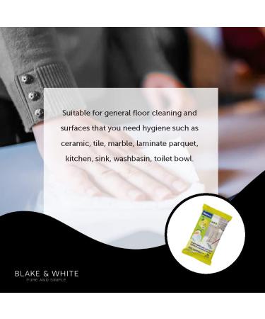 Whitney Large Floor/Surface Lemon Wipes | Pack of 20 x 10 1 count (Pack of 1) - Buy Online on GoSupps.com